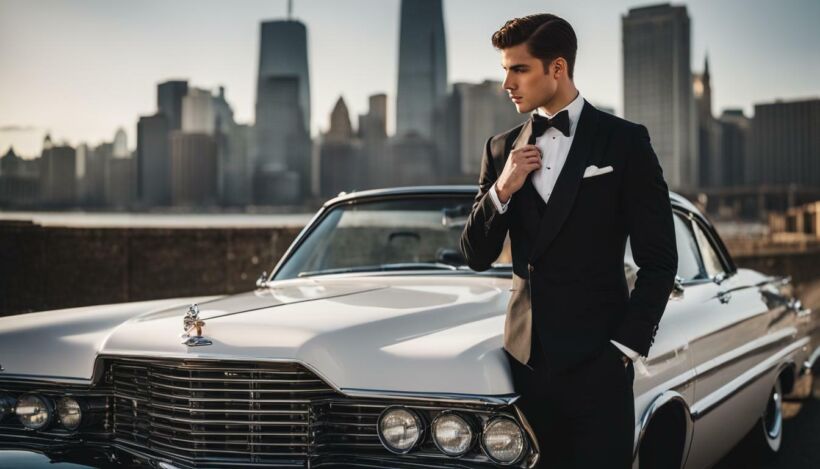 Classic men's style for formal events